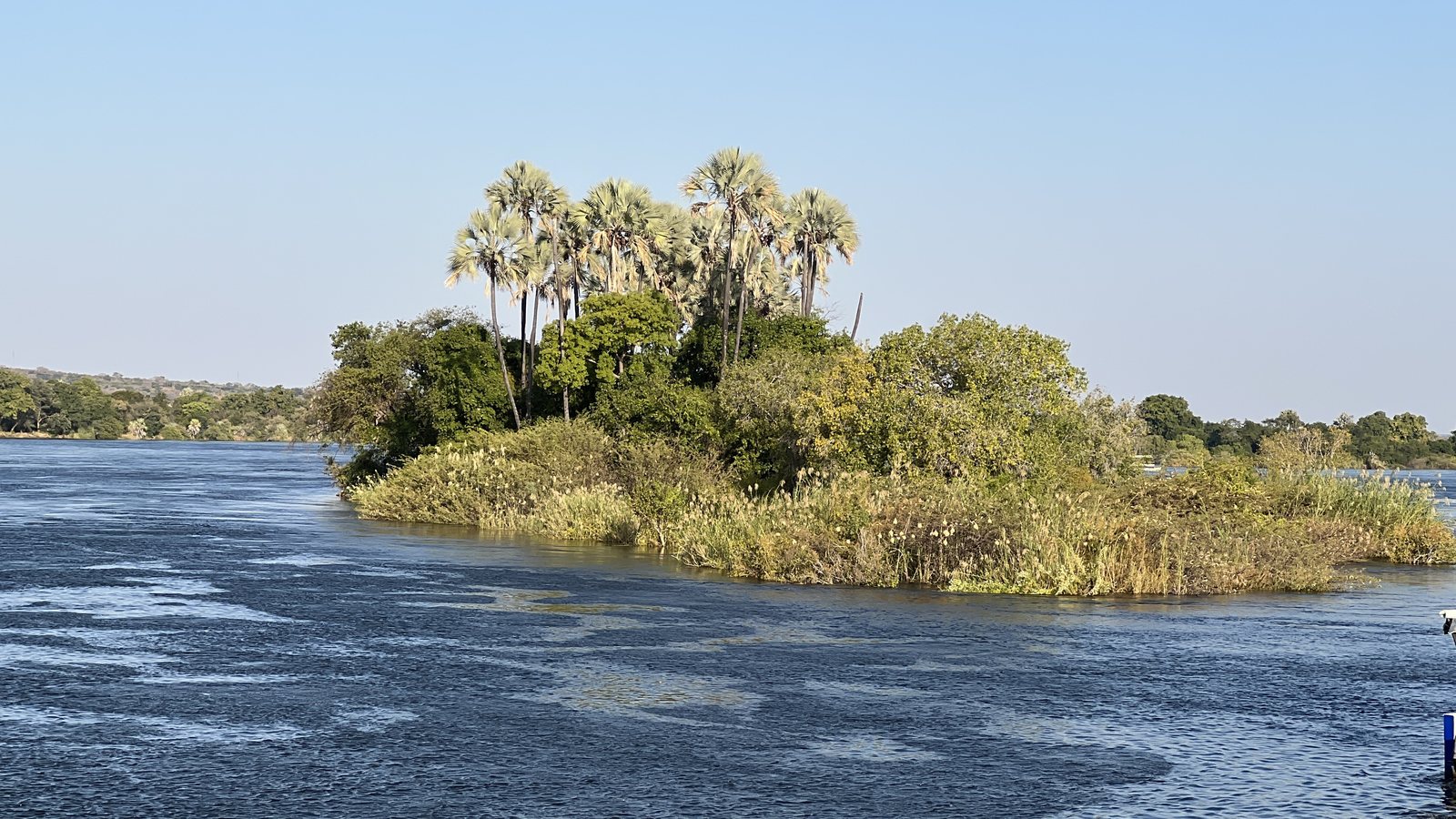 Island in the Zambezi River